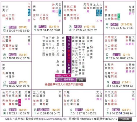 紫微斗數 十二宮|靈匣網的紫微斗數線上排盤系統